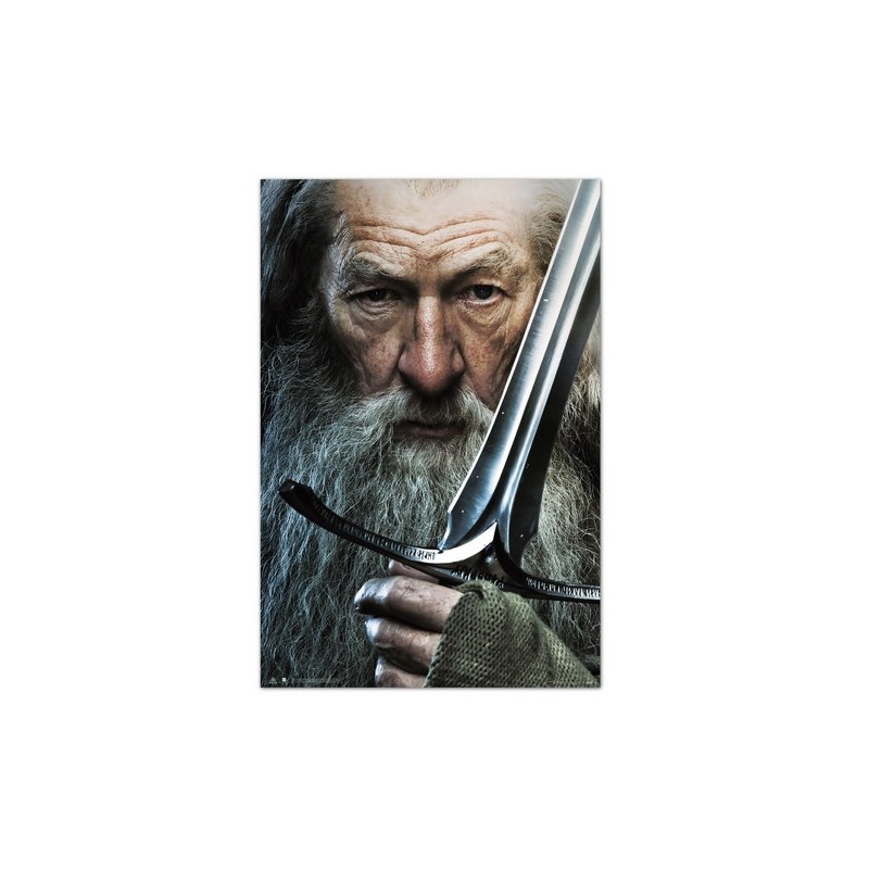 Poster - Roulé et filmé - Le Hobbit - Gandalf