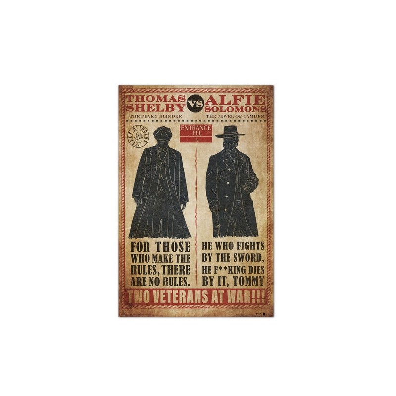 Poster - Roulé et filmé - Peaky Blinders - Thomas vs. Alfie