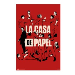 Poster - Rolled and shrink-wrapped - Money Heist - Characters