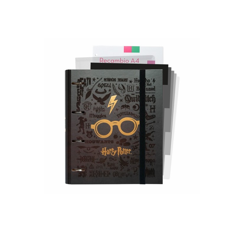 Classement - Classeur - Harry Potter - Lunettes & Cicatice