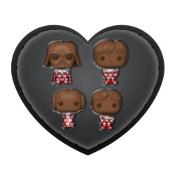 POP - Pack de 4 - Pocket POP - Star Wars - Saint-Valentin