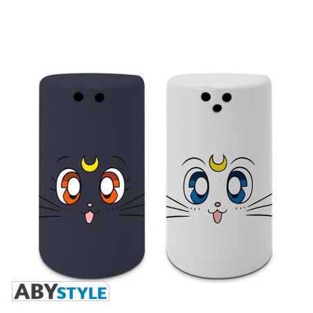 Accessoire Cuisine - Salière & poivrière - Sailor Moon - Luna & Artemis