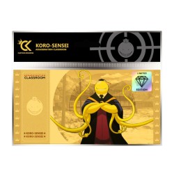 Ticket de collection - Golden Tickets Black Edition - Assassination Classroom - Koro Sensei