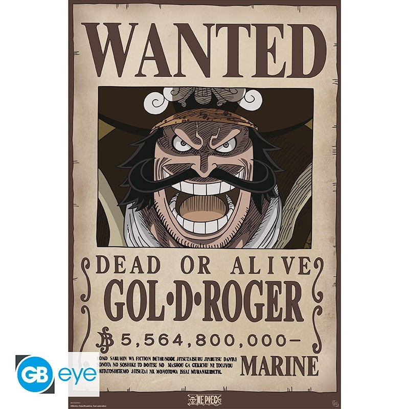 Poster - Rolled and shrink-wrapped - One Piece - Gol D. Roger