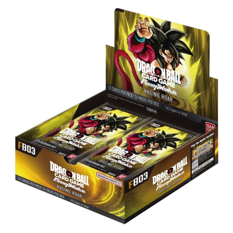 Trading Cards - Booster - Dragon Ball - Booster Display "Fusion World" - Raging Roar - FB03