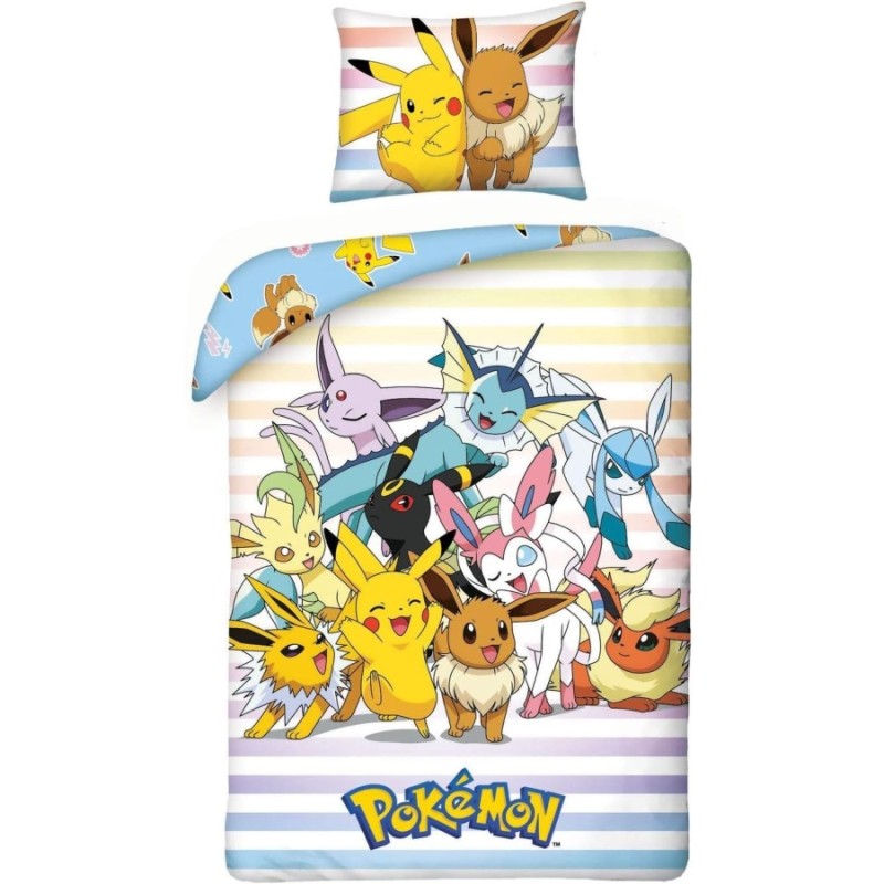 Bed linen - Pokemon - Eevee & evolutions