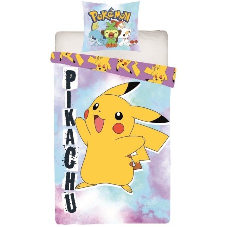Parure de lit - Pokemon - Pikachu & Starter Galar