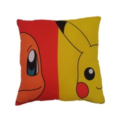 Coussin - Pokemon - Pikachu & Starter Kanto