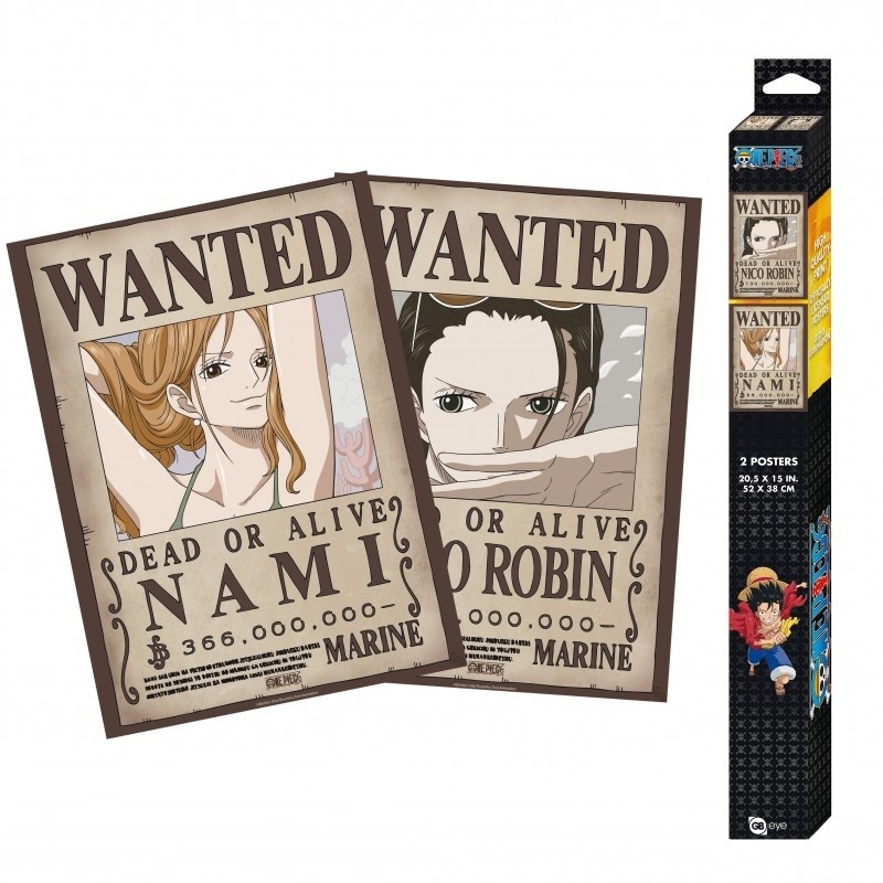Poster - Set of 2 - One Piece - Nami & Robin