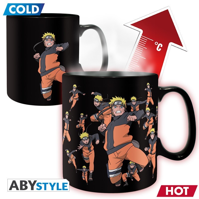 Mug - Thermo-réactif - Naruto - Kagebunshin no Jutsu