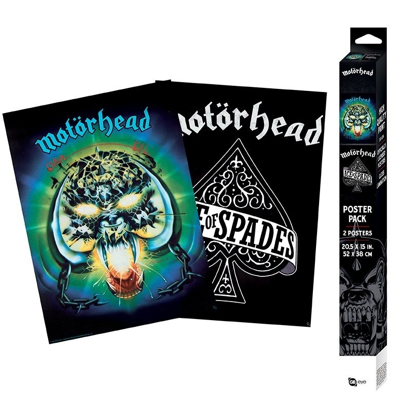 Poster - Pack de 2 - Motörhead - Overkill & Ace of Spades