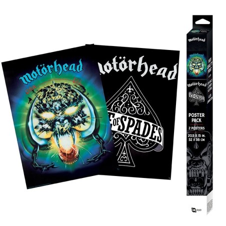 Poster - Set of 2 - Motörhead - Overkill & Ace of Spades