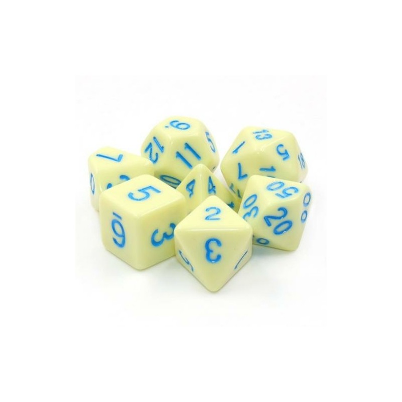 Dice sets - Dices - "Eggshell Blue" Color