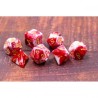 Dice sets - Dices - "Cherry Cream" Color