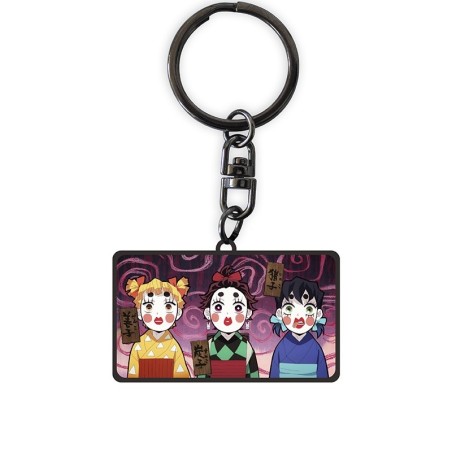Keychain - Demon Slayer - Sumiko, Zenko & Inoko