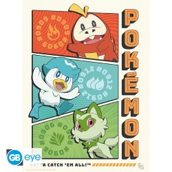 Poster - À plat - Pokemon - Starters