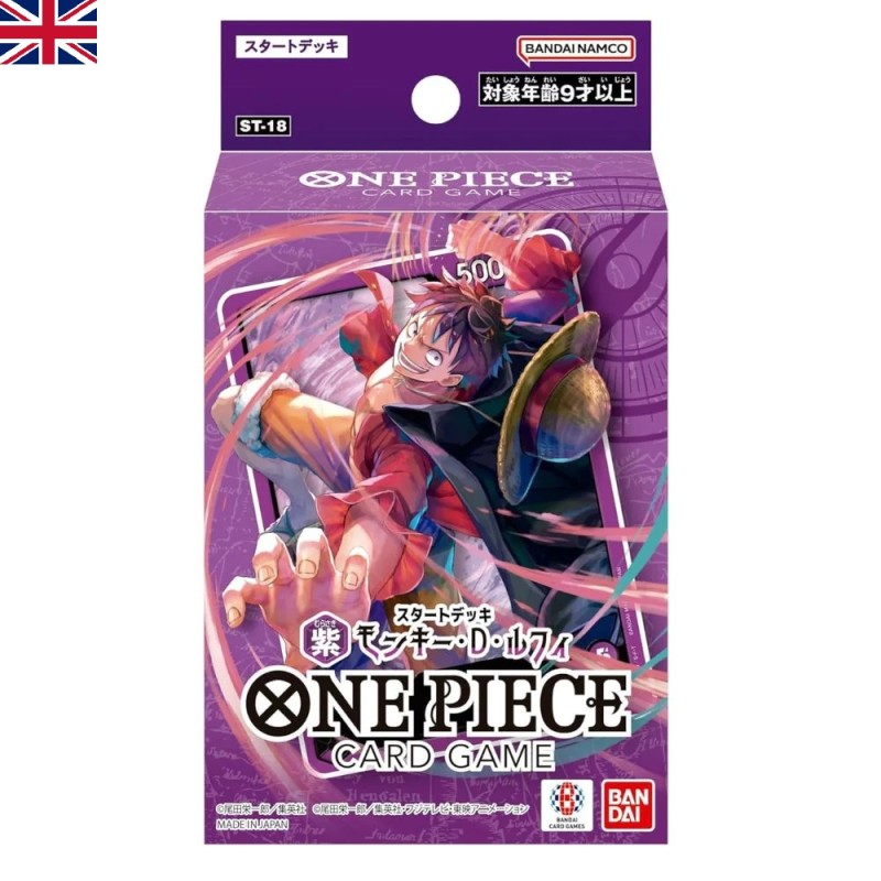 Cartes (JCC) - Deck - One Piece - Starter Deck - ST-18 - Purple Monkey.D.Luffy