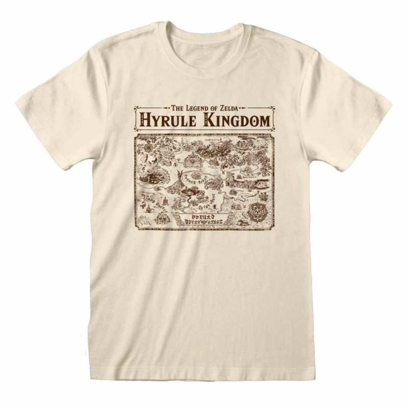 T-shirt - Zelda - Map Hyrule