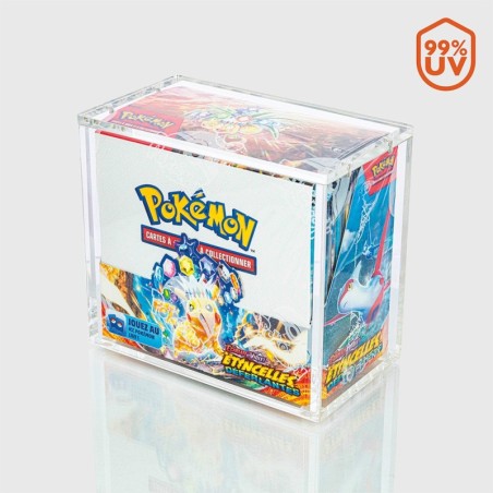 Protège-cartes - Pokemon - Acrylic case for pkm booster box with lid