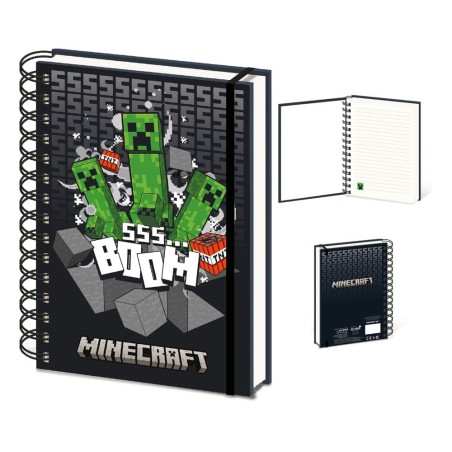 Notebook - Minecraft - BOOM - Creeper