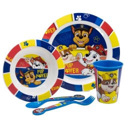 Set of dishes - Paw Patrol - Chase, Rubble & Marshall