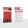Sleeves - 100 pieces - Standard - Matte Red