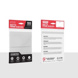 Sleeves - 100 pieces - Standard - Matte Transparent