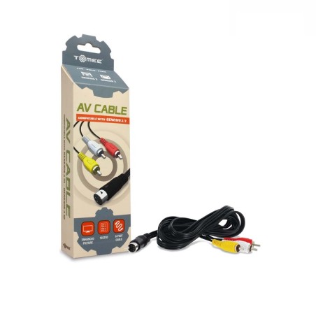 Cable - Megadrive - Sega - Video type Cinch/RCA pour Megadrive II