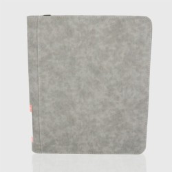 Portfolio - Deluxe toploader zip 9-pockets 360 cards grey