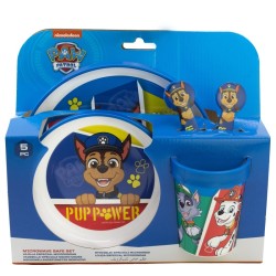 Set of dishes - Anti-slip - Paw Patrol - Puppies
