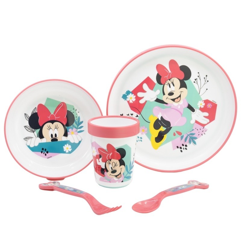 Set de vaisselle - Antidérapant - Mickey & ses amis - Minnie Mouse