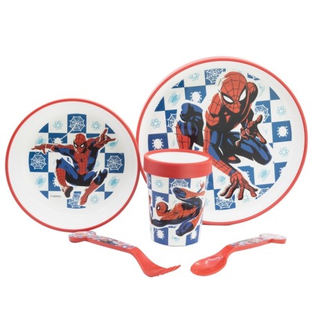 Set of dishes - Anti-slip - Spider-Man - Spider-Man