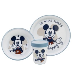Set of dishes - Anti-slip - Mickey & Cie - Mickey Mouse