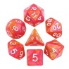 Dice sets - Dices - 7 dice set - Fusion Orange & Fuchsia