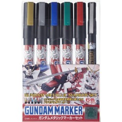 Model marker - Model Kit Accessories - Gundam - Metallic Set