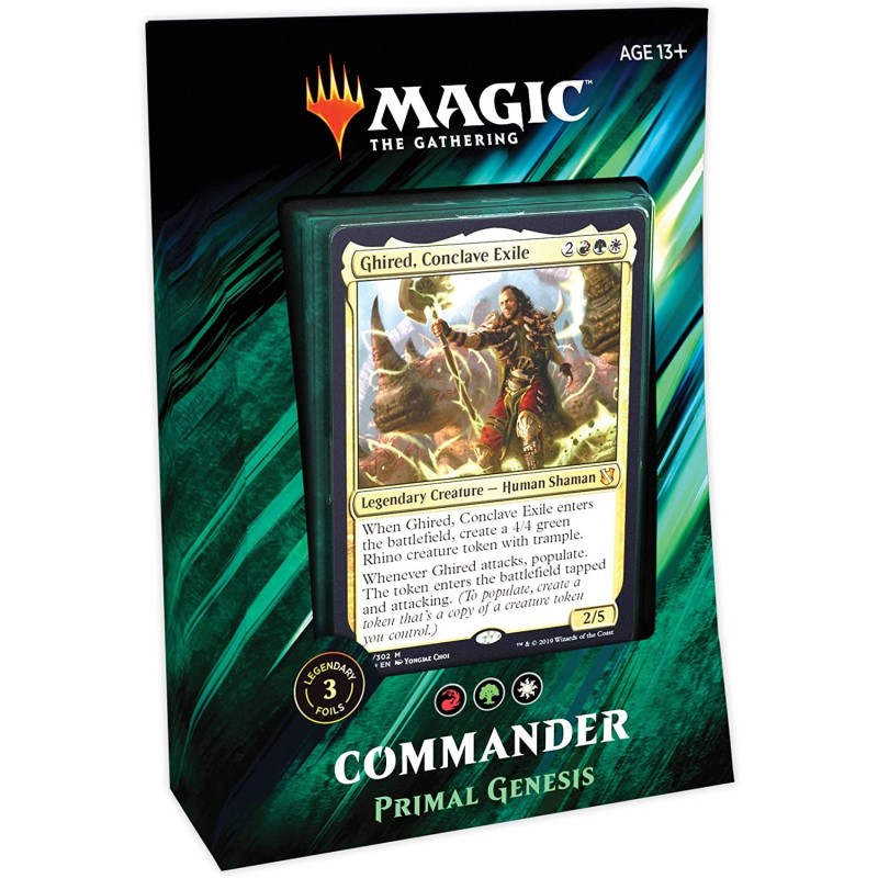 Trading Cards - Deck - Magic The Gathering - Commander 2019 - Commander Deck - Primal Genesis