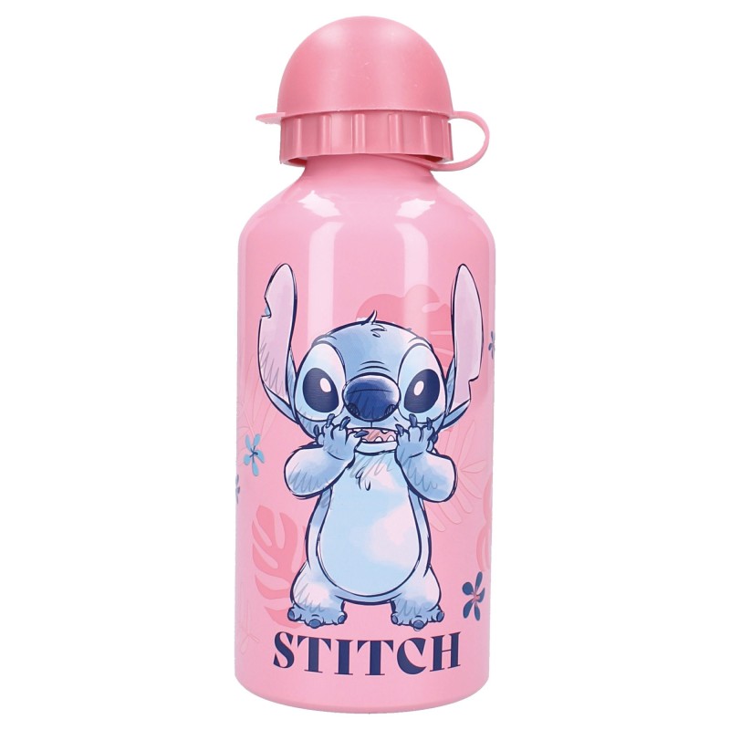 Gourde - Lilo & Stitch - Metal pink - "Leat's Eat" - Stitch