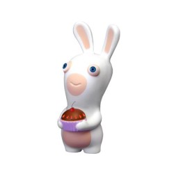 Figurine Statique - Lapin Crétin - Cake