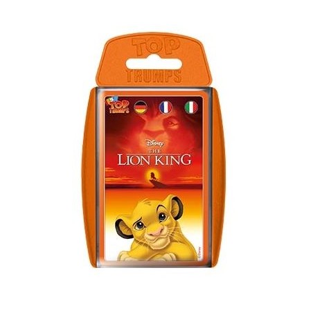 Bataille - Hasard - Pour enfants - Cartes - Le Roi Lion - Top Trump