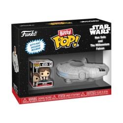 POP - Bitty - Star Wars - Han Solo & Faucon Millenium
