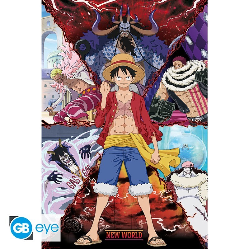 Poster - Rolled and shrink-wrapped - One Piece - Luffy vs New World