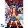 Poster - Roulé et filmé - One Piece - Luffy vs Nouveau Monde