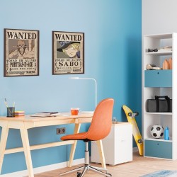 Poster - Pack de 2 - One Piece - Wanted Sabo & Ace
