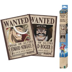 Poster - Set of 2 - One Piece - Wanted Roger & Newgate
