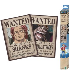 Poster - Set of 2 - One Piece - Wanted Shanks & Teach