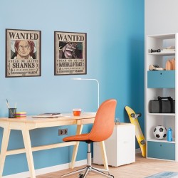 Poster - Set of 2 - One Piece - Wanted Shanks & Teach