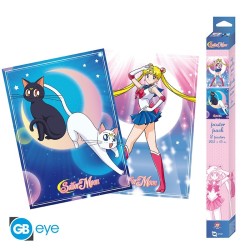 Poster - Set of 2 - Sailor Moon - Sailor Moon & cats