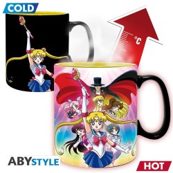 Mug - Thermo-réactif - Sailor Moon - Groupe