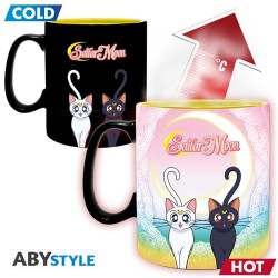 Mug - Thermo-réactif - Sailor Moon - Groupe