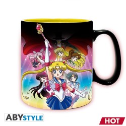 Mug - Thermo-réactif - Sailor Moon - Groupe